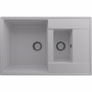Кухонная мойка Ulgran Quartz Prima 780 1,5 K-04 Платина