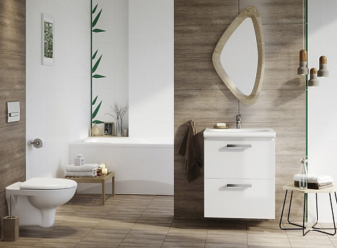 Унитаз Cersanit Nature CleanOn MZ-NATURE-CON-DL подвесной с сиденьем Микролифт