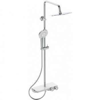 Душевая система Ideal Standard Ceratherm S200 A7331AA с термостатом Хром Белая