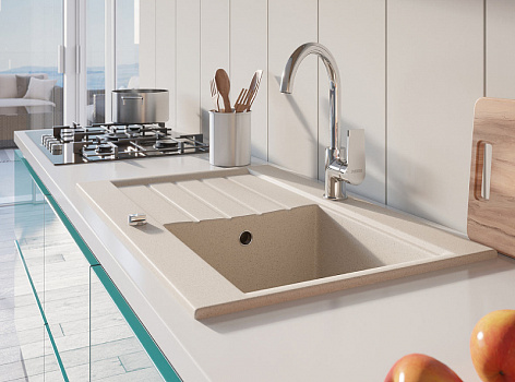 Смеситель для кухни Ferro Algeo Square BAQ4 Хром