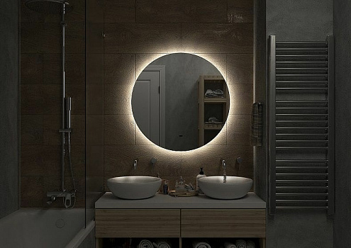 Зеркало Art&Max Sanremo AM-San-800-DS-F с подсветкой с бесконтактным выключателем