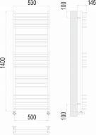 Полотенцесушитель Соренто П23 500х1400Terminus