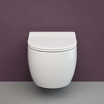 Комплект унитаза Ceramica Nova Play CN3001 с инсталляцией Geberit Duofix 458.128.21.1 с сиденьем Микролифт и клавишей смыва Хром