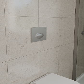 Клавиша смыва D&K Rhein.Marx матовый хром (DB1399002)
