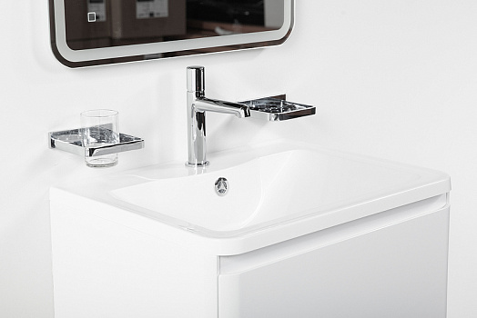 Тумба под раковину BelBagno 70 ALBANO-700-2C-SO-BL подвесная Bianco Lucido