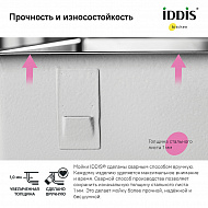 Кухонная мойка Iddis Edifice 20 EDI21G0i77 Графит