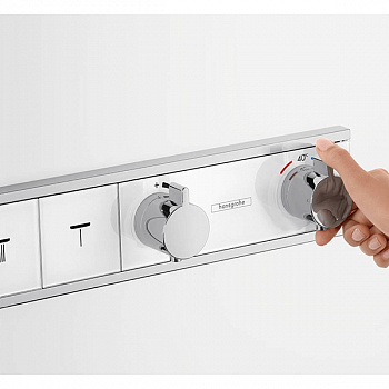 Смеситель для душа Hansgrohe RainSelect 15357000 с термостатом Хром