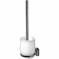 Ершик для унитаза WasserKRAFT K-24127 Хром Белый