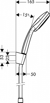 Душевой гарнитур Hansgrohe Croma 27594000 Хром