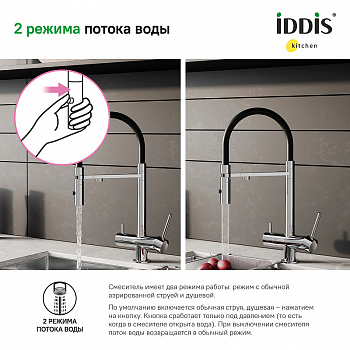 Смеситель для кухни Iddis Ace ACESBFFi05 Хром