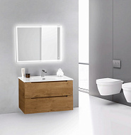 Тумба под раковину BelBagno ETNA 39-800/390-2C-SO-RN-P подвесная Rovere Nature