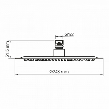 Душевая система WasserKRAFT A71207 Золото