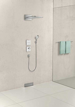Смеситель для душа Hansgrohe ShowerSelect 15735400 Хром Белый