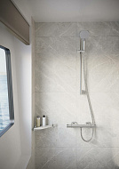 Смеситель для душа Hansgrohe Ecostat Comfort 13116700 с термостатом Белый матовый
