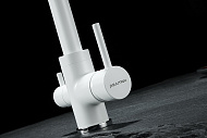 Смеситель для кухни Paulmark Essen Es213011-431TW Белый матовый