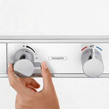 Смеситель для душа Hansgrohe RainSelect 15357000 с термостатом Хром
