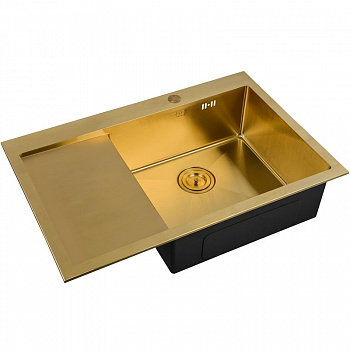 Кухонная мойка ZorG PVD Bronze SZR-7851-R BRONZE Бронза