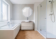 Зеркало BelBagno SPC-OTT 80 с сенсорным выключателем с подсветкой