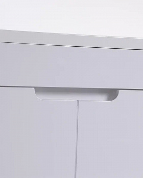 Тумба с раковиной Orange Optima 120 OPD-120TUW+RAL Белый глянец