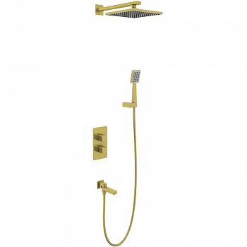 Душевая система Timo Petruma SX-5049/17SM с термостатом Золото матовое