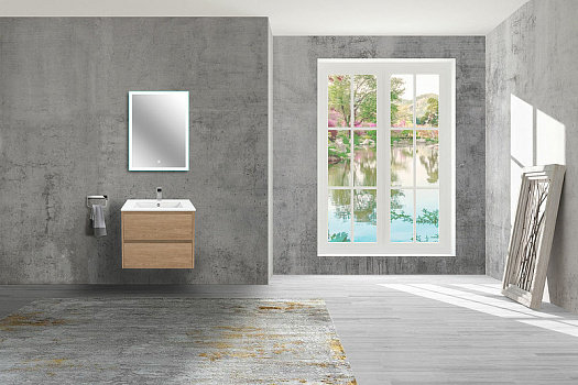 Тумба под раковину Vincea Gio 60 VMC-2G600NO подвесная N.Oak