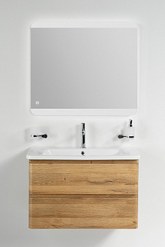 Тумба под раковину BelBagno 80 ALBANO-CER-800-2C-SO-RR подвесная Rovere Rustico