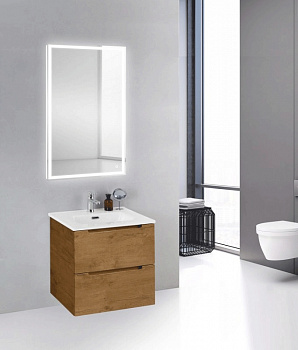 Тумба под раковину BelBagno ETNA 39-500/390-2C-SO-RN-P подвесная Rovere Nature