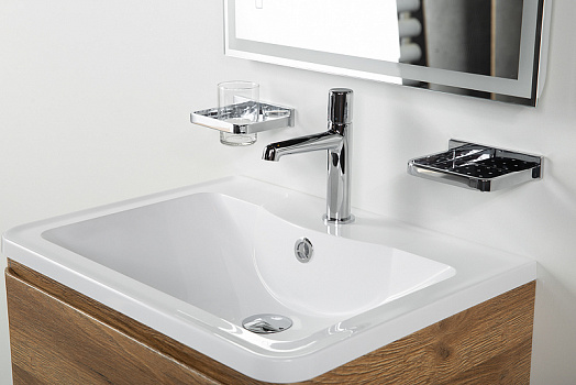 Тумба под раковину BelBagno 70 ALBANO-700-2C-SO-RR подвесная Rovere Rustico