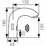 Смеситель для раковины Kaiser Sensor 38421 Хром