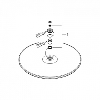 Верхний душ Grohe Rainshower Cosmopolitan 28778000 Хром