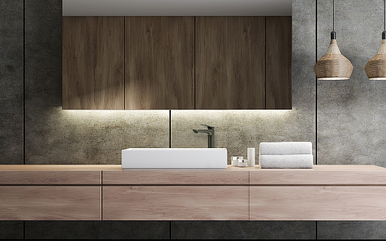 Смеситель для раковины Lemark Bronx LM3709GM Графит