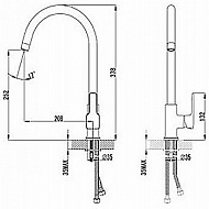 Смеситель для кухни Lemark Basis LM3605C Хром