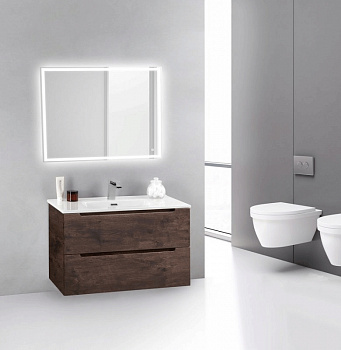 Тумба под раковину BelBagno ETNA 39-800/390-2C-SO-RW-P подвесная Rovere Moro