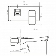 Смеситель для раковины WasserKRAFT Aller 10630 Хром