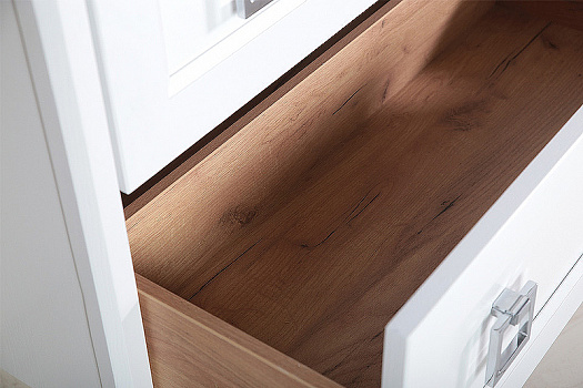 Комплект мебели для ванной ASB-Woodline Рома 100П подвесной Белый