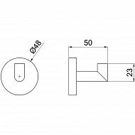 Крючок Allen Brau Priority 6.31001-31 Черный матовый