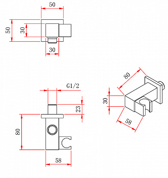 Душевая система Berges Nardis 2S Black 071002 Черная матовая