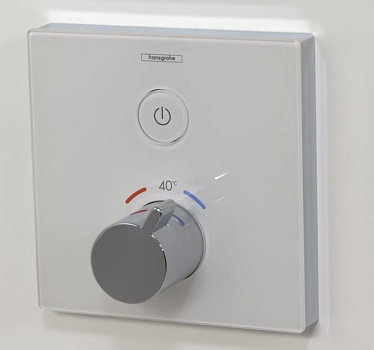 Смеситель для душа Hansgrohe ShowerSelect 15737400 Хром Белый