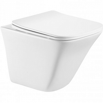 Унитаз BelBagno Marmi BB052CHR подвесной без сиденья