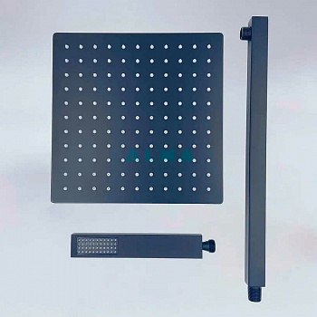 Душевая система ALMAes Liros TVZ-0889 Черная матовая