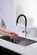 Смеситель для кухни Paulmark Salix Sa213419-CR Хром