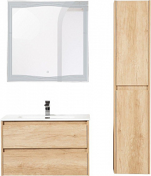 Тумба под раковину BelBagno Kraft 80 KRAFT-800-2C-SO-RNN подвесная Rovere Nebrasca Nature