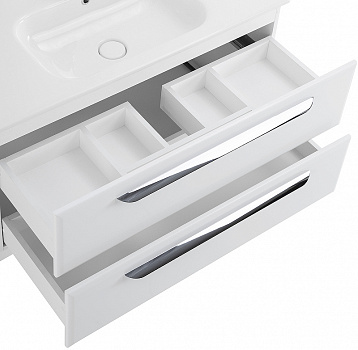 Тумба под раковину Cezares Eco-Cer 80 ECO-CER-800-2C-SO-BO подвесная Bianco Opaco