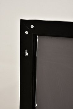 Зеркало Sintesi Armadio 100 SIN-SPEC-ARMADIO-black-100 с подсветкой Черное с сенсорным выключателем