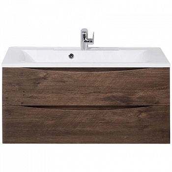 Тумба под раковину BelBagno Marino 100 MARINO-1000-2C-SO-RW-P подвесная Rovere Moro