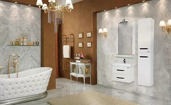 Тумба под раковину Bellezza Рокко 80 4635313670013 подвесная Белая