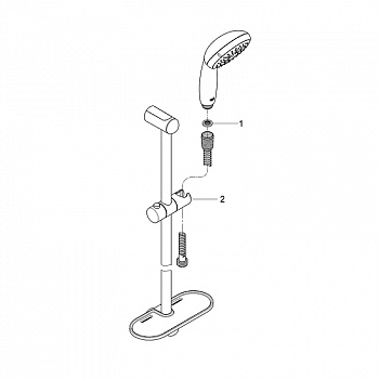 Душевой гарнитур Grohe Tempesta New 28593002 Хром