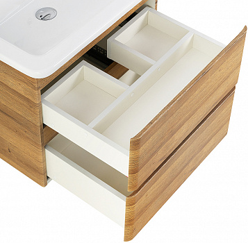 Тумба под раковину BelBagno 60 ALBANO-CER-600-2C-SO-RR подвесная Rovere Rustico