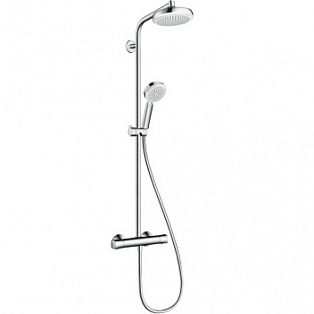 Душевая система Hansgrohe Crometta 27264400 с термостатом Хром Белая
