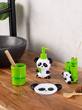 Мыльница Ridder Panda 2168300 Белая Черная